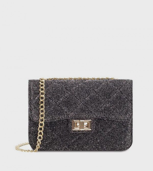 Quilted Flap Shoulder Bag
