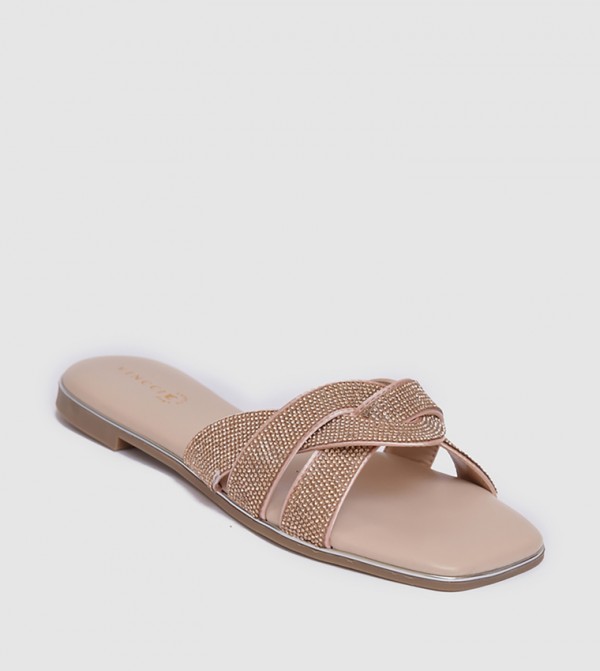 Embellished Flat Sandals