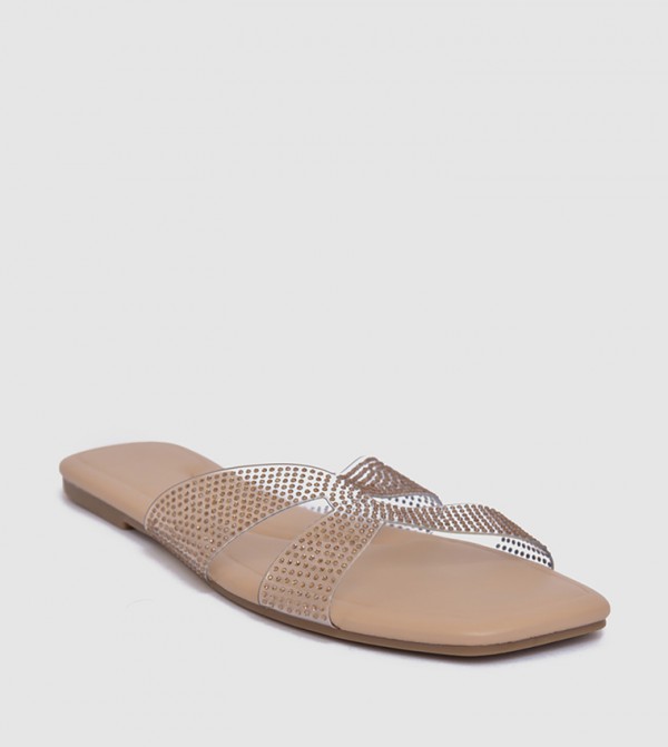 Embellished Flat Sandals