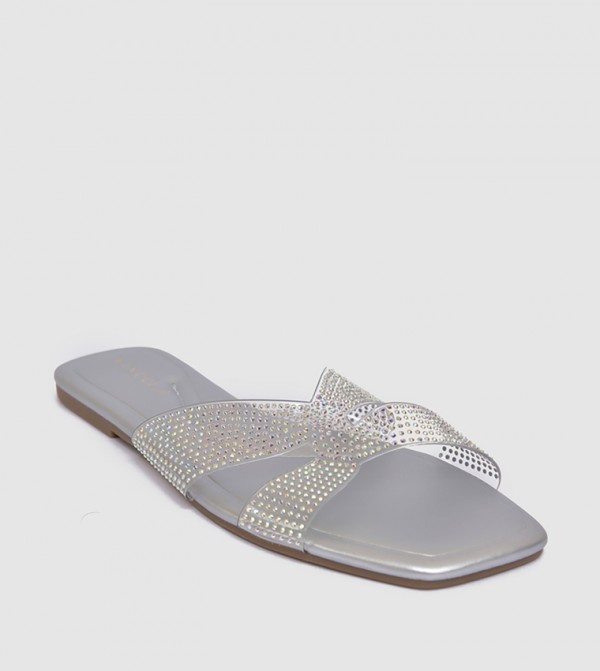 Embellished Flat Sandals