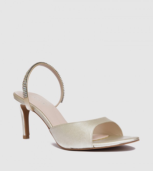 Embellished Heel Sandals