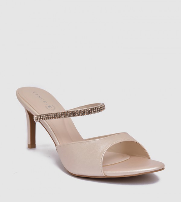 Embellished Heel Sandals