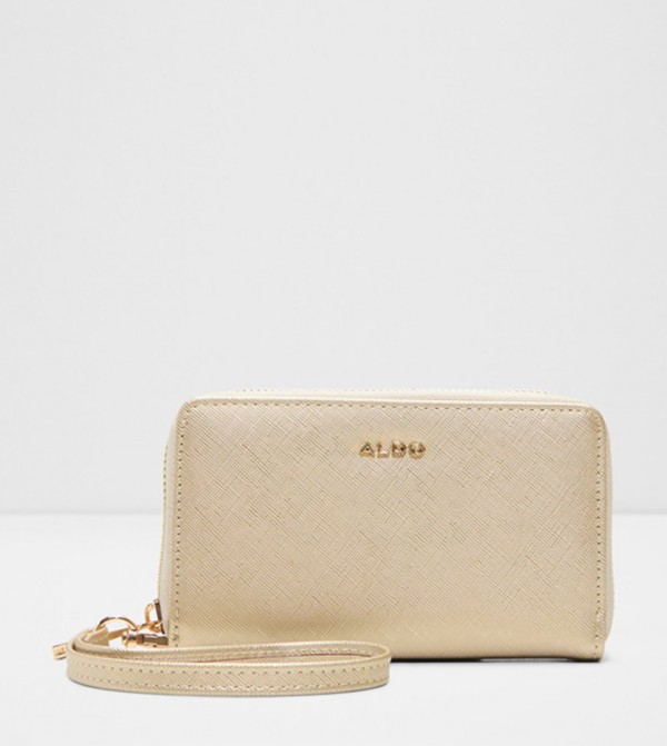 VOROTAN Textured Zip-Around Wristlet