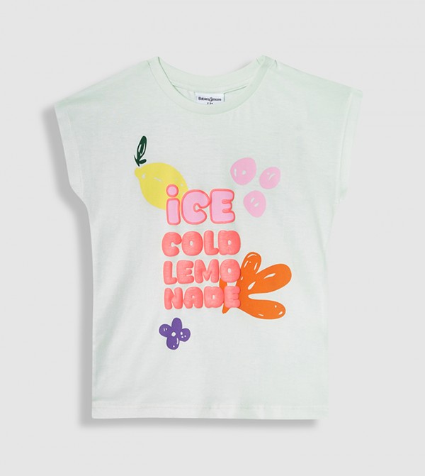 Printed Crew Neck T-Shirt