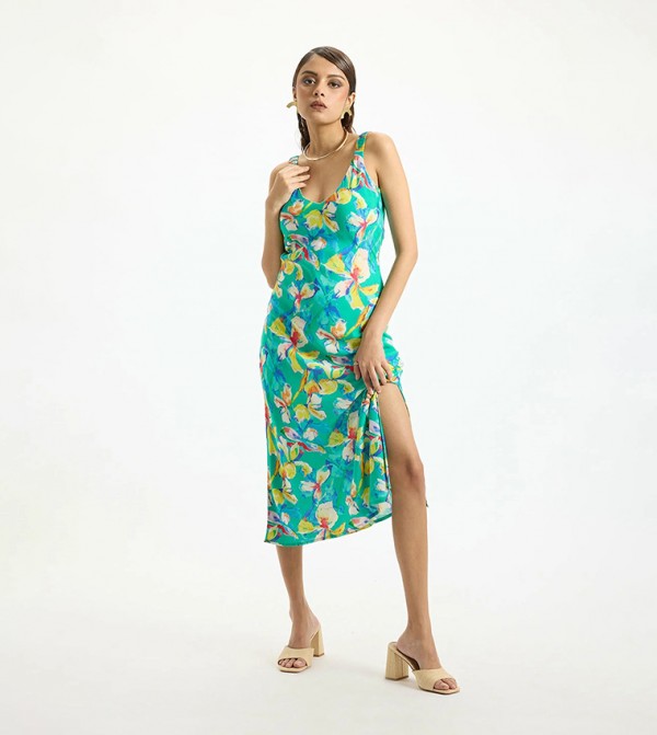 Ditsy Floral Viscose Mini Dress