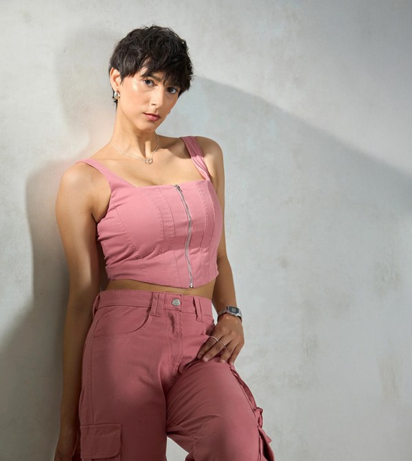 توب كورسيه قطن سادة 