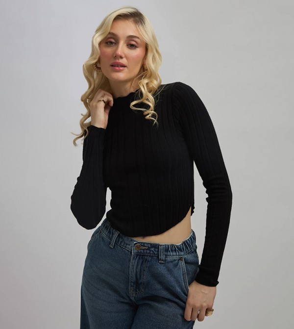Darla Long Sleeves Crop Top