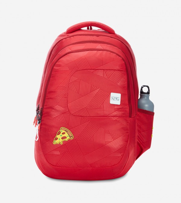 Buy Wildcraft Applique Detail Zip Around Backpack In Red | 6thStreet ...