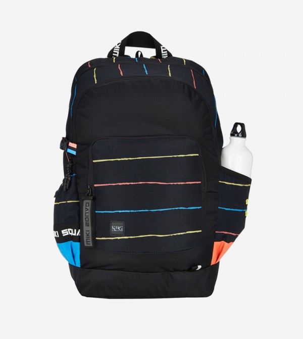 Striped Zip Around Backpack