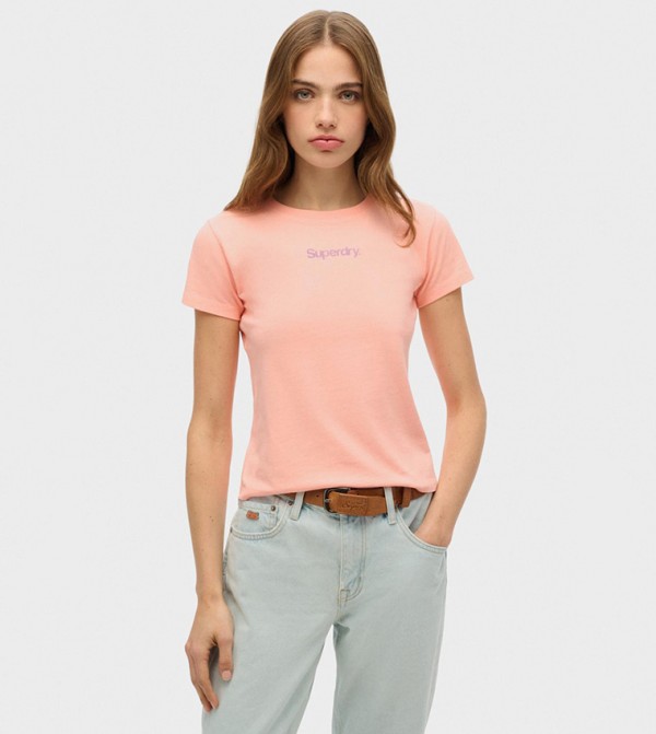 Monotype Crew Neck Slim Fit T-Shirt