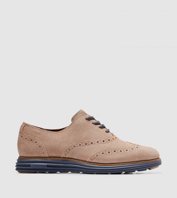 Buy Cole Haan Original Grand Shortwing Oxford Shoes In Brown 6thStreet Bahrain