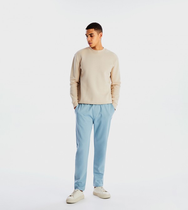 Drawstring Waist Sweatpants