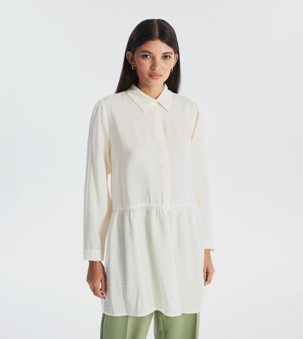 Solid Long Sleeves Tunic