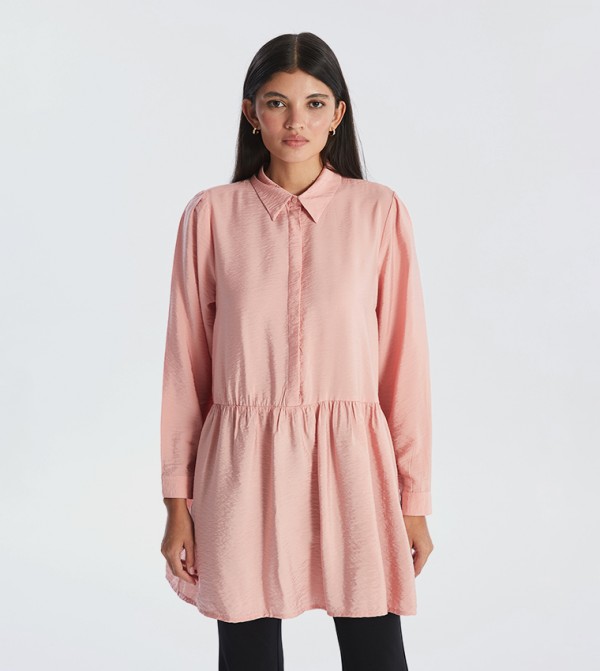Solid Long Sleeves Tunic