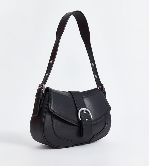 Faux Leather Shoulder Bag