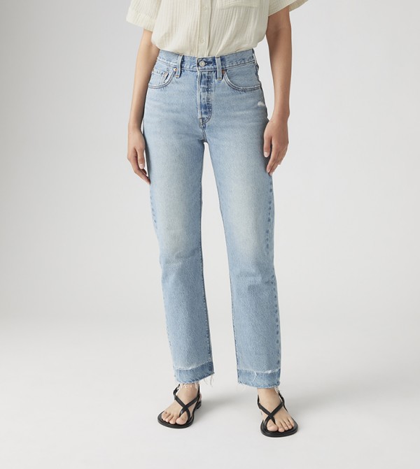 501 Faded Straight Fit Jeans