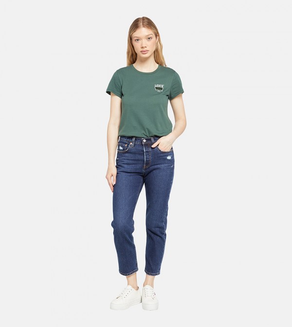 501® Original Crop Slim Fit Jeans