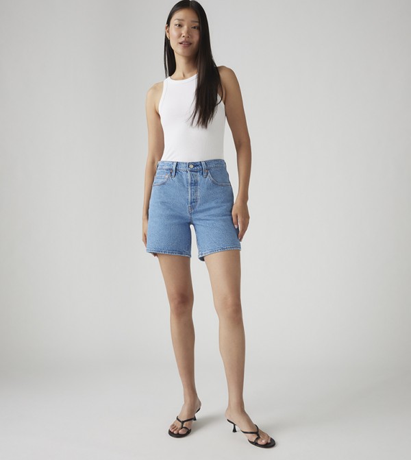 501 Original High-Rise Denim Shorts