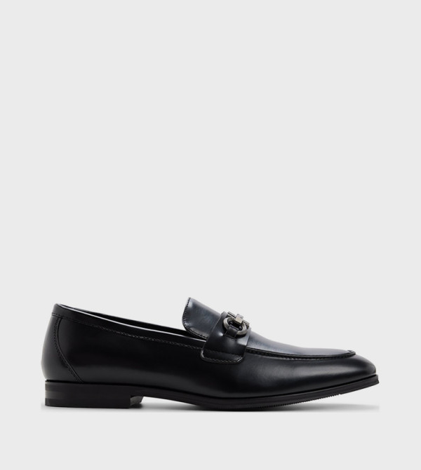 WETHERLY Solid Metal Detail Loafers