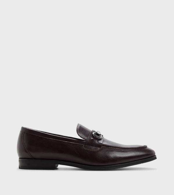 WETHERLY Solid Metal Detail Loafers