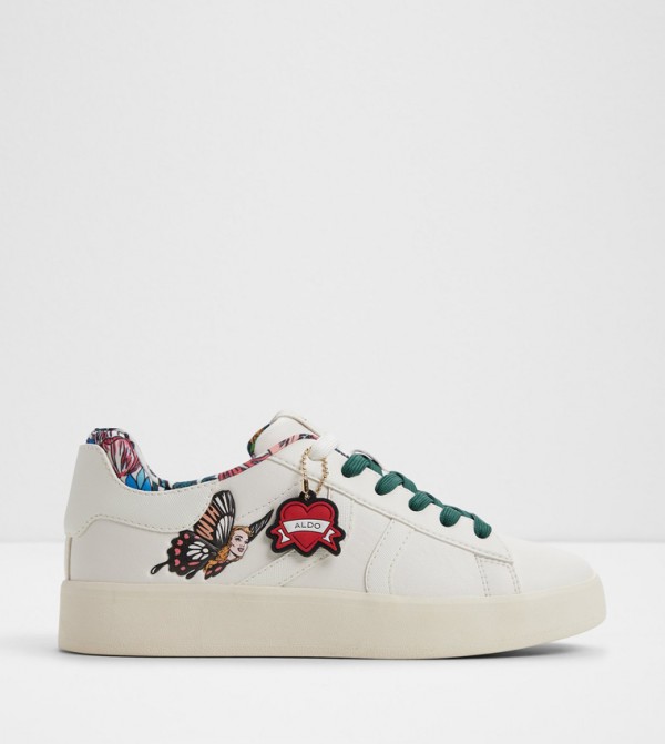 WHATISADAM01 Printed Lace Up Sneakers