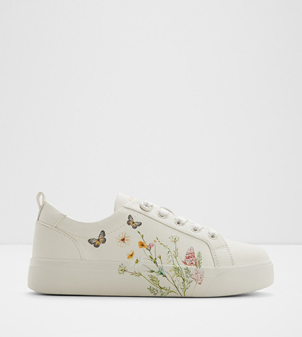 WILD FLOWERS Lace-Up Sneakers