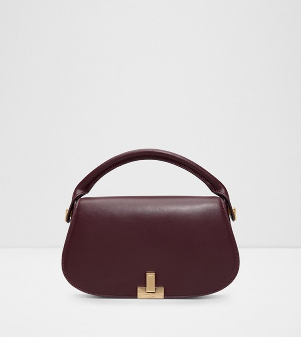 WILLAMAE Textured Flap Top-Handle Bag