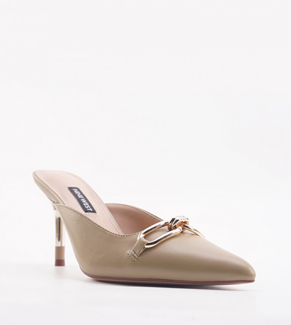 ALBURY Metal Accent Mule Pumps