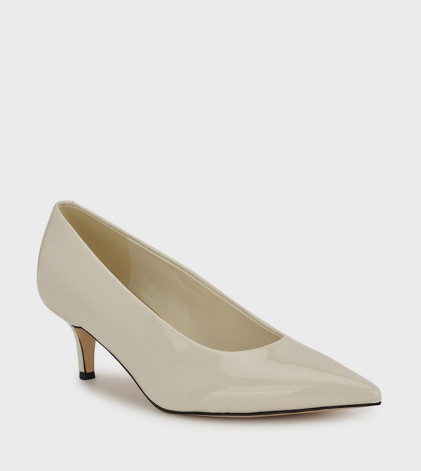 ADALYS Glossy Pointed Toe Pumps