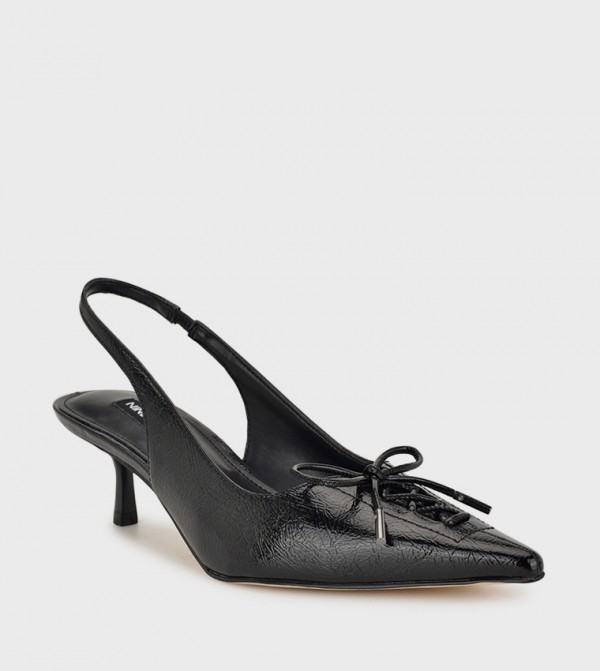 ANORA Bow Detail Slingback Pumps