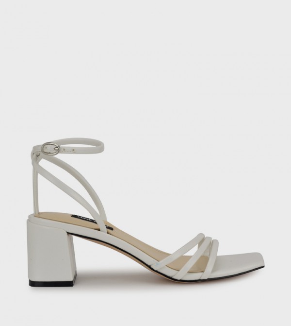 EMBA Ankle Strap Block Heel Sandals