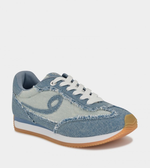 FIV O2 Round Toe Lace-Up Sneakers