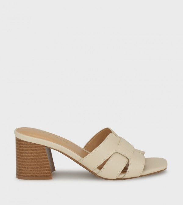GLANCE Block Heel Sandals