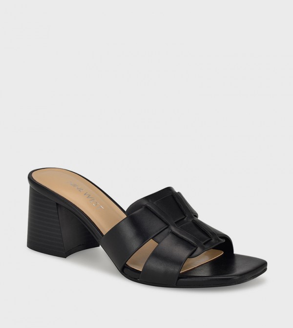 Open Toe Block Heel Sandals