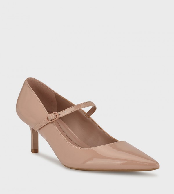 HADEY Glossy Mary Jane Pumps