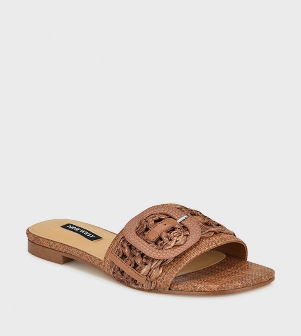 【大特価】Nine West Luxury Flat Slide サンダル f65dc1fd35298d5f6761d3f594db4a