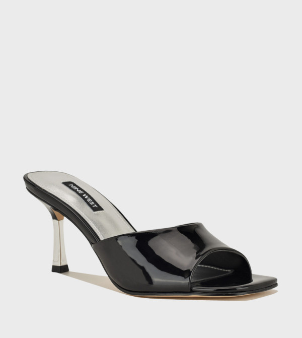 LAMELL Square Toe Heeled Sandals