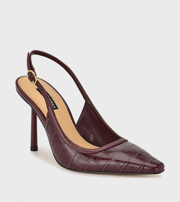 ORLANDA Textured Slingback Pumps