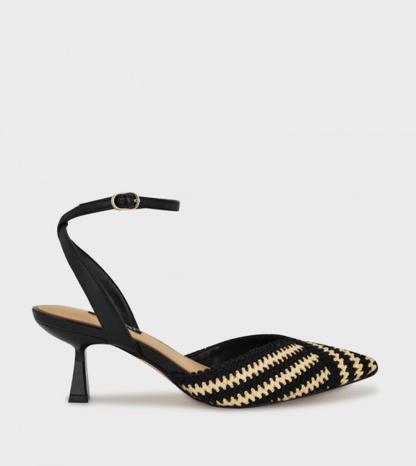 ROSSA Ankle Strap Slingback Pumps