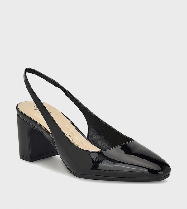 SINEAD Glossy Slingback Pumps