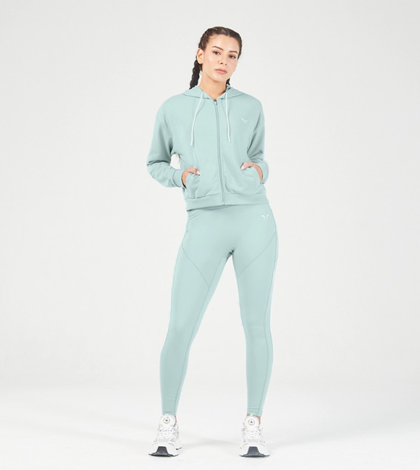 Essential Relaxed Fit Zip-Up Hoodie