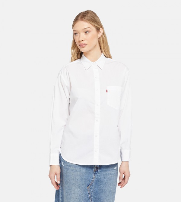 Harlie Long Sleeves Boyfriend Fit Shirt