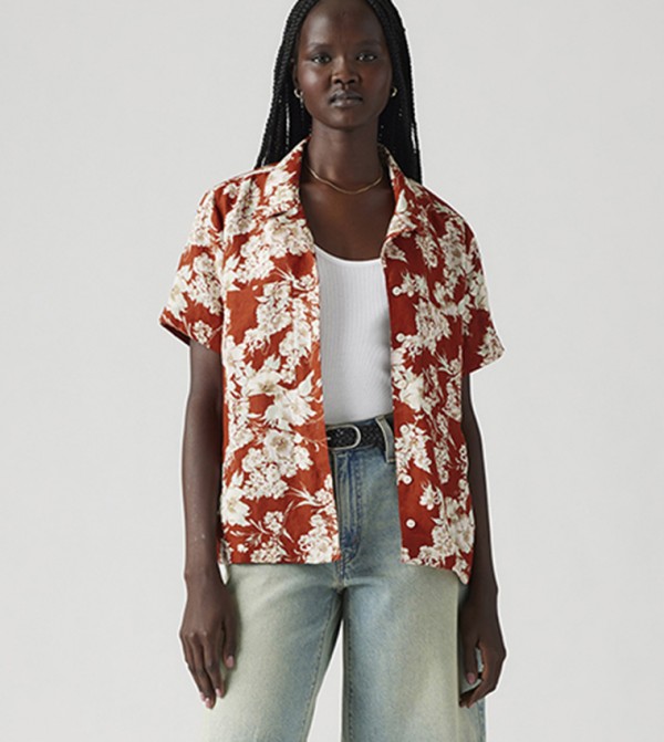 Printed Short Sleeves Shirt