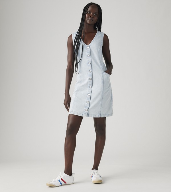 Vianna Denim Mini Dress