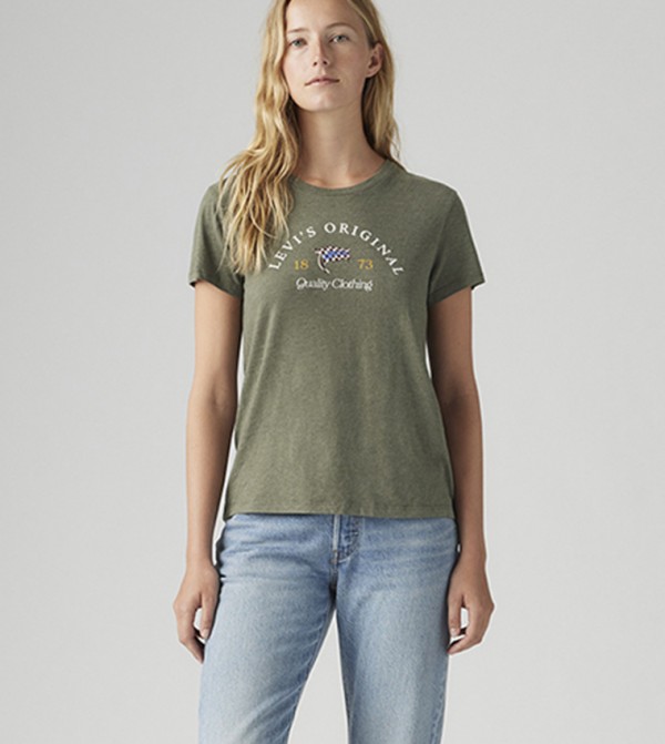 Logo Printed Short Sleeves T-Shirt