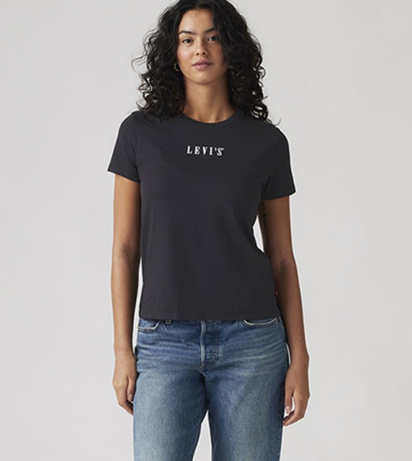 Logo Embroidered Short Sleeves T-Shirt