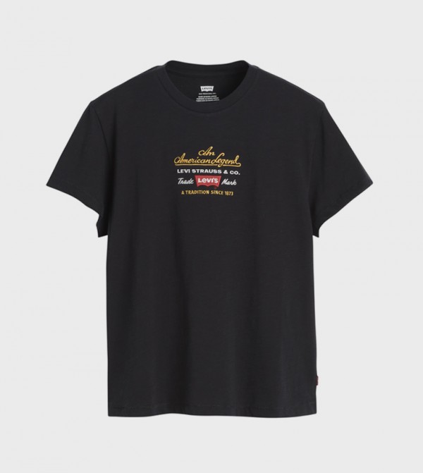 Embroidered Short Sleeves Casual T-Shirt