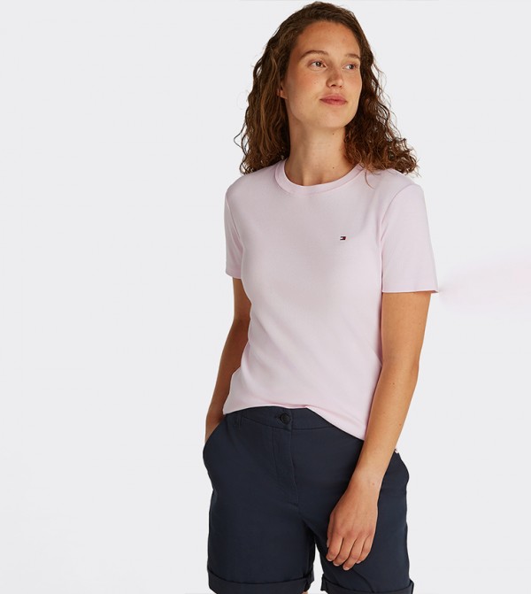 Logo Detail Short Sleeves T-Shirt