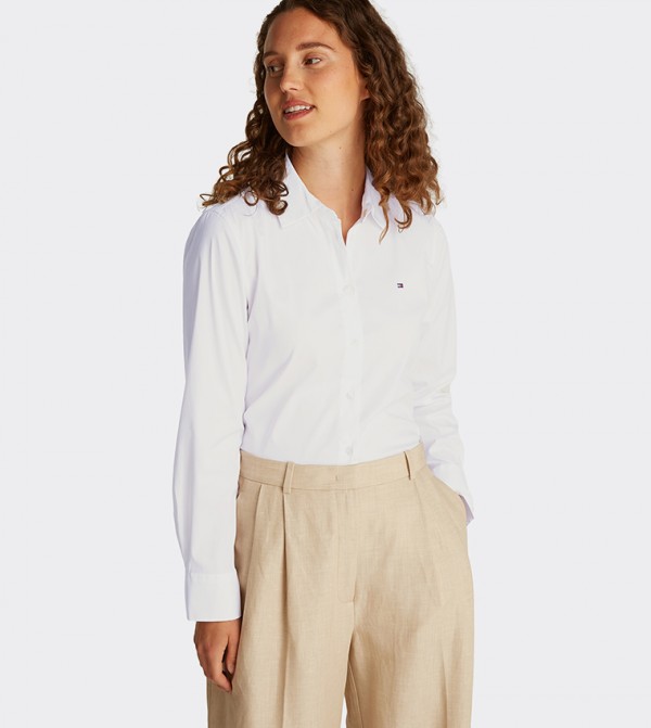 Essential Poplin Long Sleeves Shirt