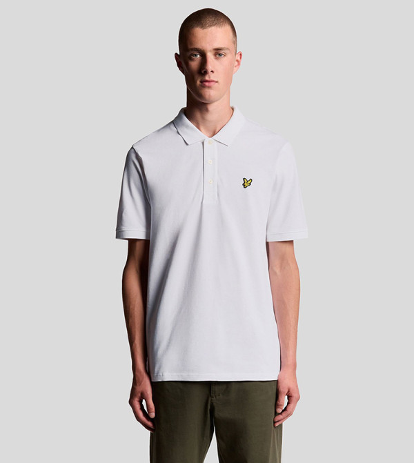 Logo Detail Short Sleeves Polo T-Shirt